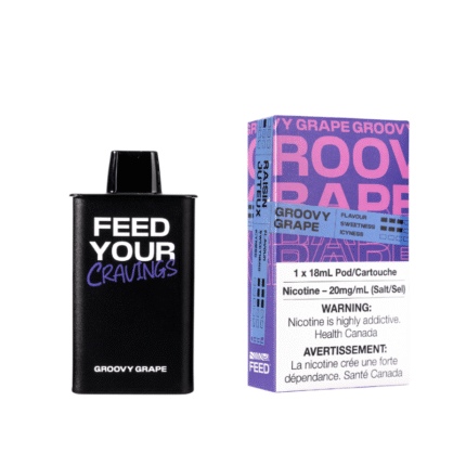 Feed Groovy Grape Disposable Pod (9000 Puffs) - Pods - Mister Vapor