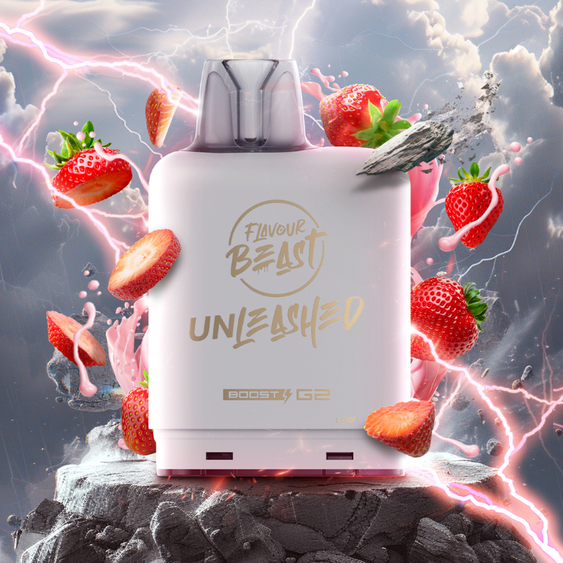 images Level X G2 Boost Flavour Beast Pods - Cravin Strawberry Swirl, 25k Puffs - Pods - Mister Vapor