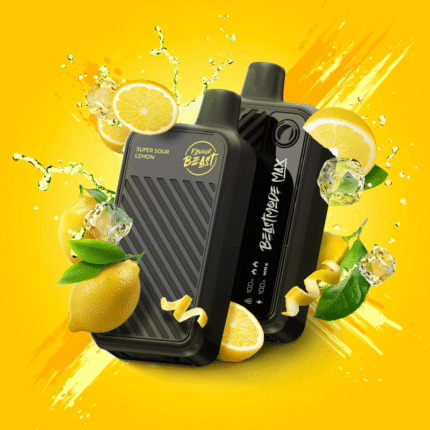 Beast Mode Max 18K Super S.Lemon Iced Disposable Vape - DISPOSABLE - Mister Vapor