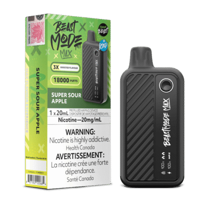 Beast Mode Max Super S.Apple Iced Disposable Vape - DISPOSABLE - Mister Vapor