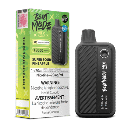 Beast Mode Max 18K Super S.Pineapple Iced Disposable Vape - DISPOSABLE - Mister Vapor