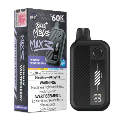 Flavour Beast - Beast Mode Max 3 60k Winnin' Winterberry Iced Disposable Vape - DISPOSABLE - Mister Vapor