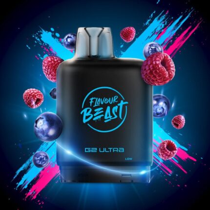 Level X G2 Ultra Flavour Beast Nicotine Free Pods - Bomb Blue Razz, 50K Puffs - PODS - Mister Vapor