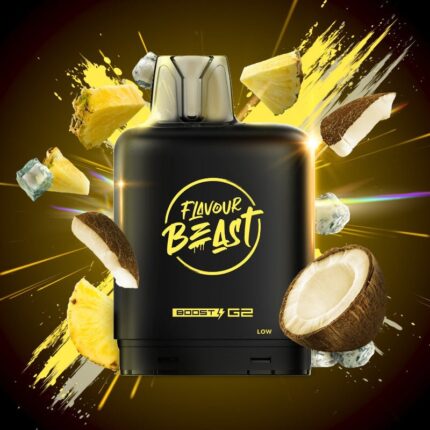 Level X G2 Boost Flavour Beast Pods - Pineapple Coconut Iced, 25k Puffs - Pods - Mister Vapor