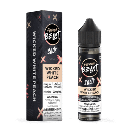 Flavour Beast E-Liquid Wicked White Peach Salt (60mL) - E-Liquid - Mister Vapor