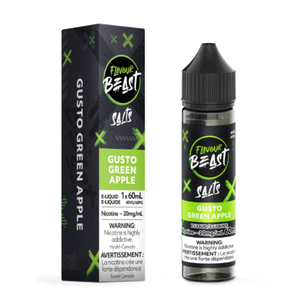 Flavour Beast E-Liquid Gusto Green Apple Salt (30mL/60mL) - E-Liquid - Mister Vapor