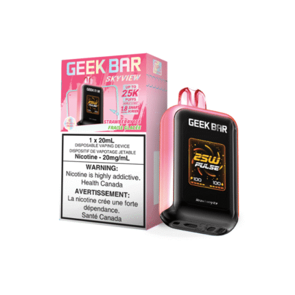 Geek Bar Skyview 25K Strawberry Ice Disposable Vape - DISPOSABLE - Mister Vapor