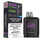 Level X G2 Boost Flavour Beast Pods - Grapplin' Grape Sour Apple Iced, 25k Puffs - Pods - Mister Vapor