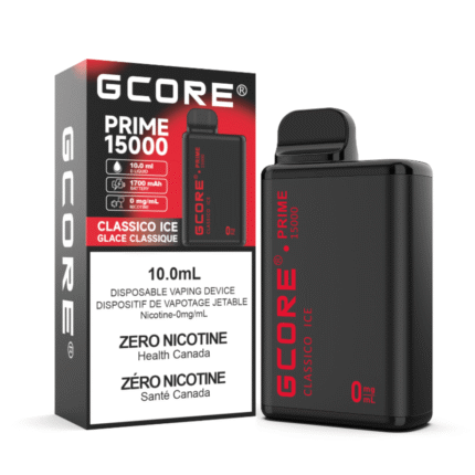 Gcore Prime Classico Ice 15K Nicotine Free - DISPOSABLE - Mister Vapor