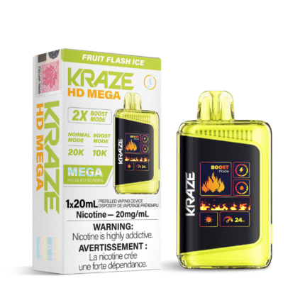 Kraze HD Mega Fruit Flash Ice (20K Puffs) Disposable Vape - DISPOSABLE - Mister Vapor