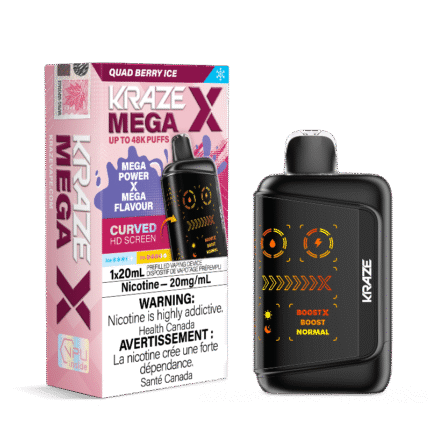 Kraze Mega X 48K - Quad Berry Ice Disposable Vape - DISPOSABLE - Mister Vapor