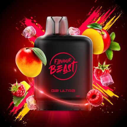Level X G2 Ultra Flavour Beast Pods - Ragin' Razz Mango Ice, 50K Puffs - PODS - Mister Vapor