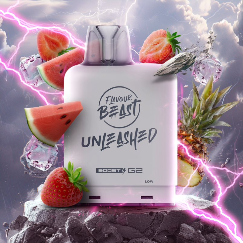 Level X G2 Boost Flavour Beast Pods - Epic Fruit Fusion Iced, 25k Puffs - Pods - Mister Vapor
