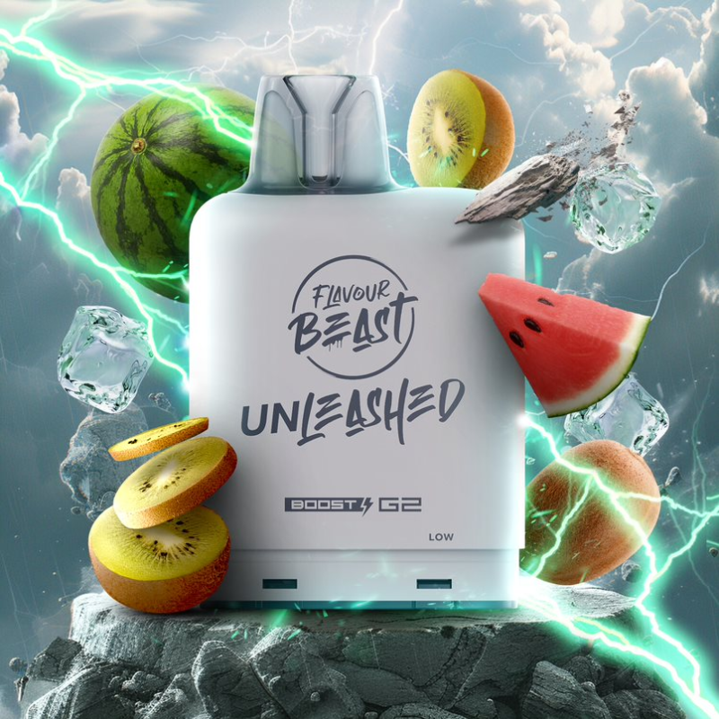 Level X G2 Boost Flavour Beast Pods - Epic Watermelon Kiwi Iced, 25k Puffs - Pods - Mister Vapor