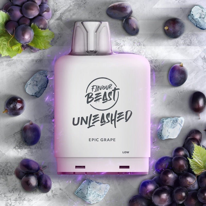 Level X G2 Boost Flavour Beast Pods - Epic Grape Iced, 25k Puffs - Pods - Mister Vapor