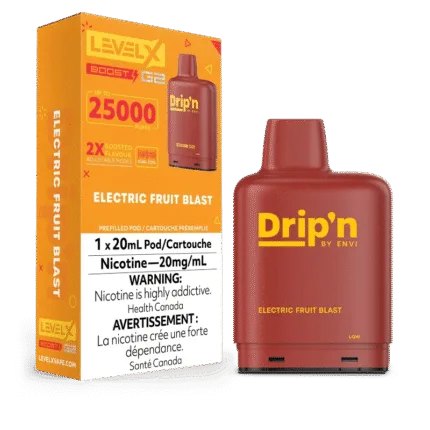 Level X G2 Boost Drip'n Pods - Electric Fruit Blast, 25k Puffs - PODS - Mister Vapor