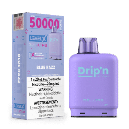 Level X G2 Ultra Drip'n Pods - Blue Razz, 50K Puffs - PODS - Mister Vapor