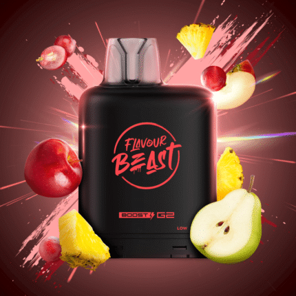 Level X G2 Boost Flavour Beast Pods - Famous Fruit KO, 25k Puffs - Pods - Mister Vapor