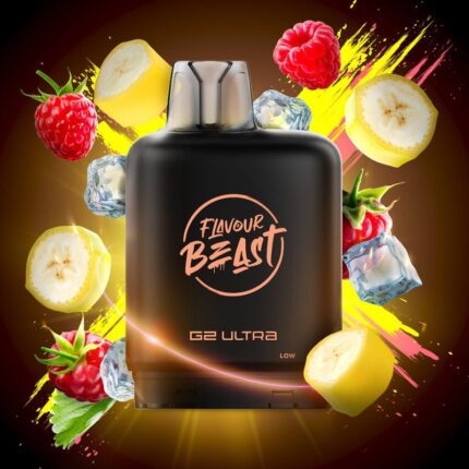 Level X G2 Ultra Flavour Beast Pods - Banana Raspberry Ice, 50K Puffs - PODS - Mister Vapor