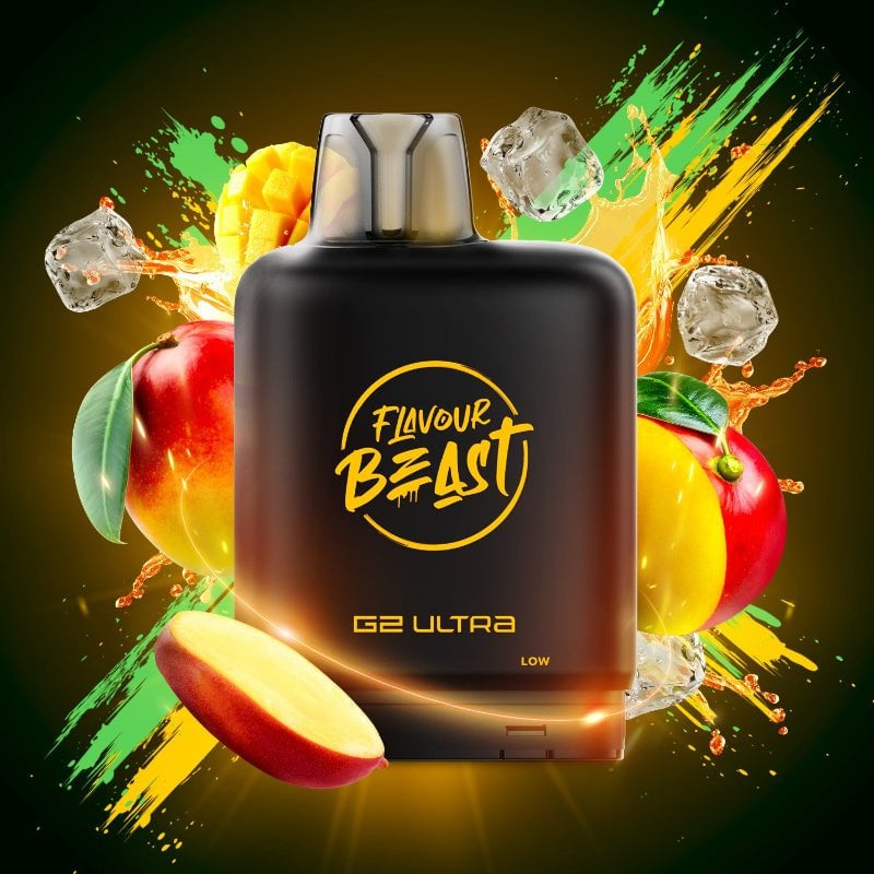 Level X G2 Ultra Chuggin Flavour Beast Pods - Mango Spritz Ice, 50K Puffs - PODS - Mister Vapor