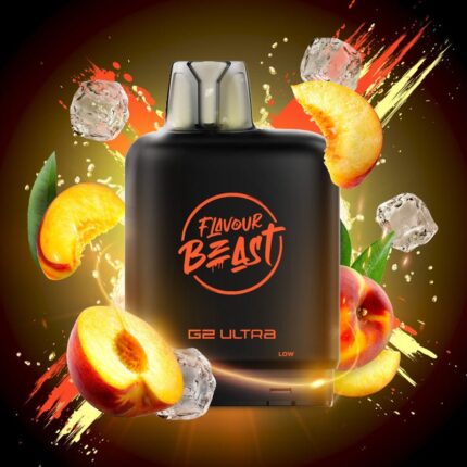 Level X G2 Ultra Flavour Beast Pods - Super S.Peach Iced, 50K Puffs - PODS - Mister Vapor