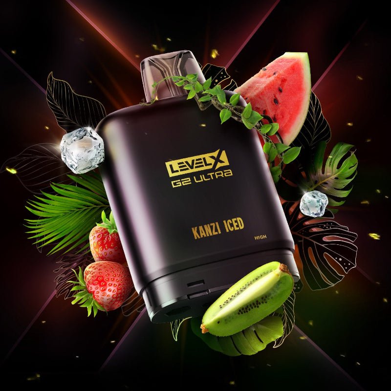 Level X G2 Ultra Flavour Beast X Twelve Monkeys Pods - Kanzi Iced, 50K Puffs - PODS - Mister Vapor
