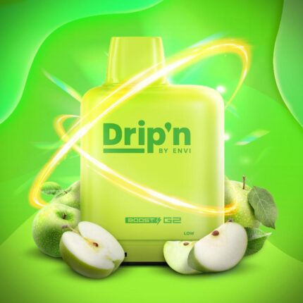 Level X G2 Boost Drip'n Pods - Green Apple, 25k Puffs - PODS - Mister Vapor