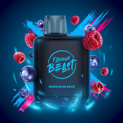 Level X G2 Boost Flavour Beast Pods - Bomb Blue Razz, 25k Puffs - Pods - Mister Vapor