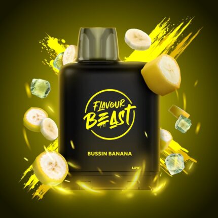 Level X G2 Boost Flavour Beast Pods - Bussin Banana Iced, 25k Puffs - Pods - Mister Vapor