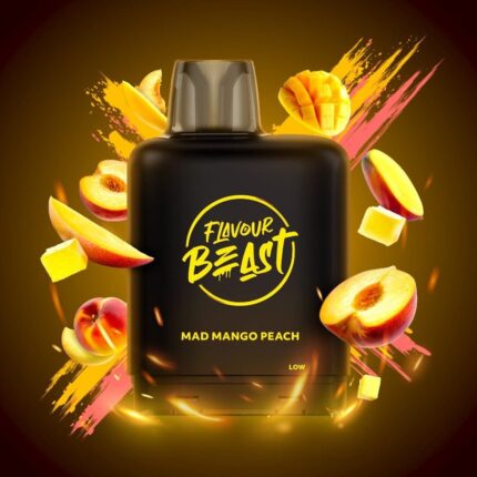 Level X G2 Boost Flavour Beast Pods - Mad Mango Peach, 25k Puffs - Pods - Mister Vapor