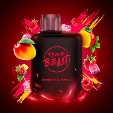 Level X G2 Boost Flavour Beast Pods - Ragin' Razz Mango Iced, 25k Puffs - Pods - Mister Vapor