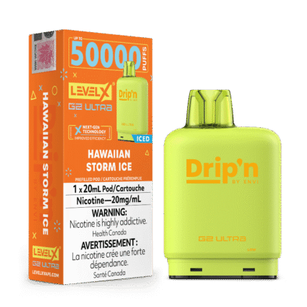 Level X G2 Ultra Drip'n Pods - Hawaiian Storm Ice, 50K Puffs - PODS - Mister Vapor