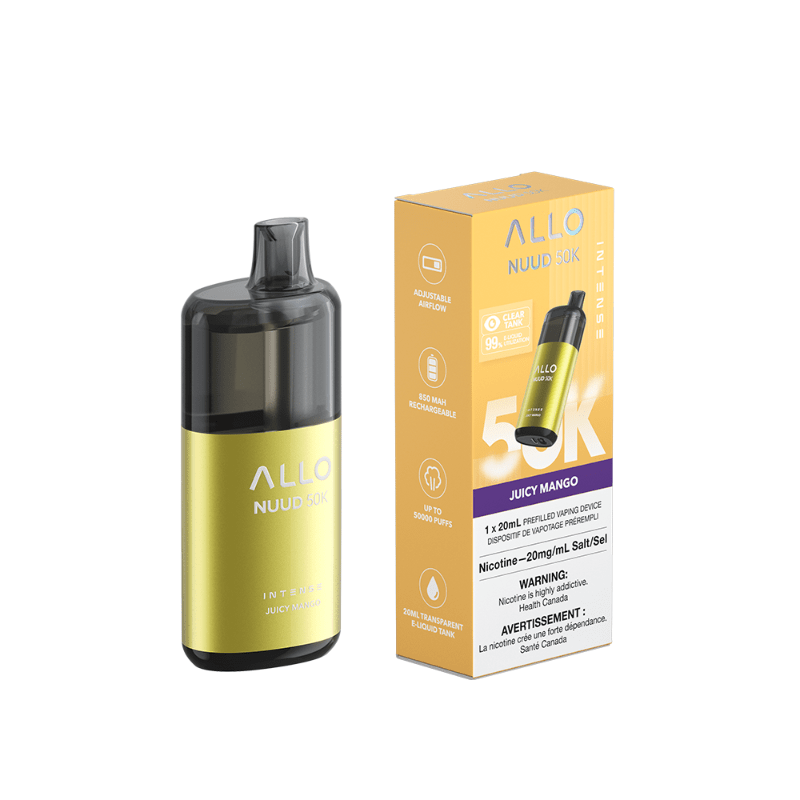 images Allo NUUD Juicy Mango 50K Intense Disposable Vape - DISPOSABLE - Mister Vapor