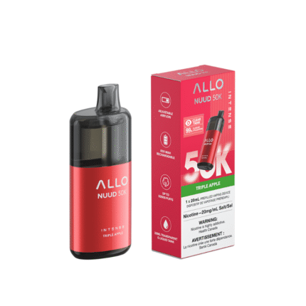 Allo NUUD Triple Apple 50K Intense Disposable Vape - DISPOSABLE - Mister Vapor