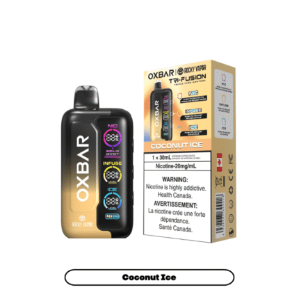 Oxbar Tri-Fusion Coconut Ice Disposable Vape - DISPOSABLE - Mister Vapor