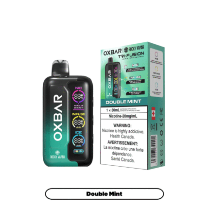 Oxbar Tri-Fusion Double Mint Disposable Vape - DISPOSABLE - Mister Vapor