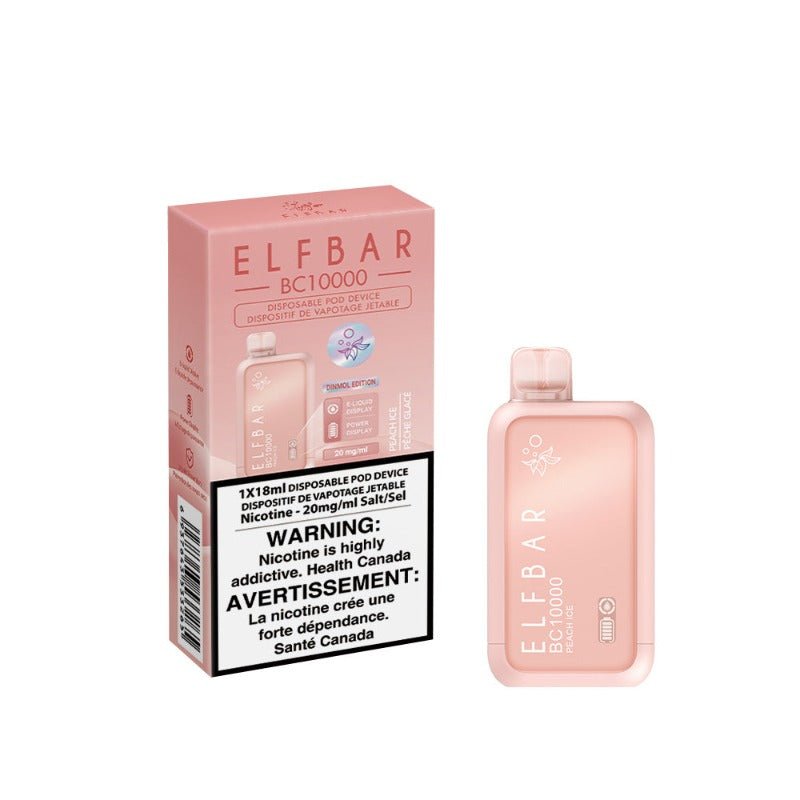 Elf Bar (BC 10K) Peach Ice Disposable Vape - DISPOSABLE - Mister Vapor