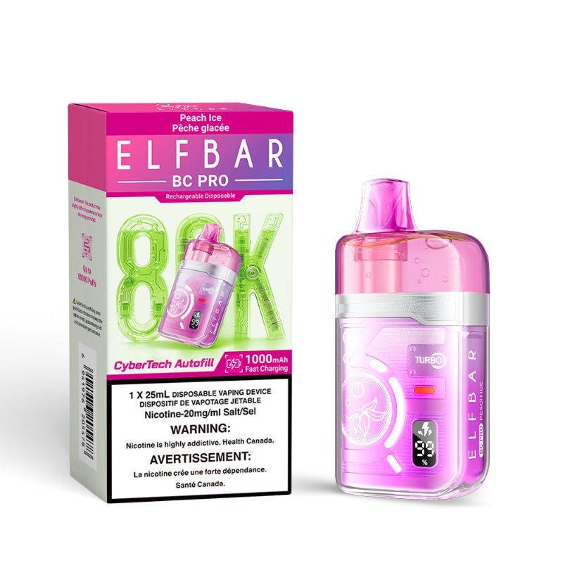 Elf Bar BC Pro 80K Disposable Vape - Peach Ice - DISPOSABLE - Mister Vapor