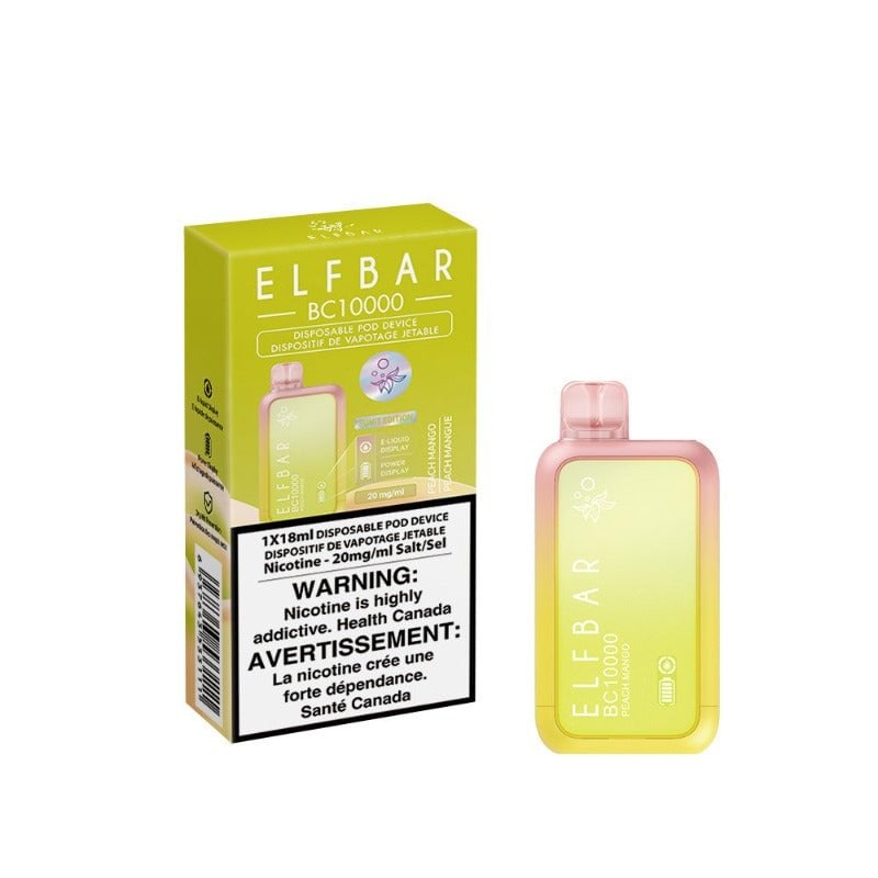 images Elf Bar (BC 10K) Peach Mango Disposable Vape - DISPOSABLE - Mister Vapor