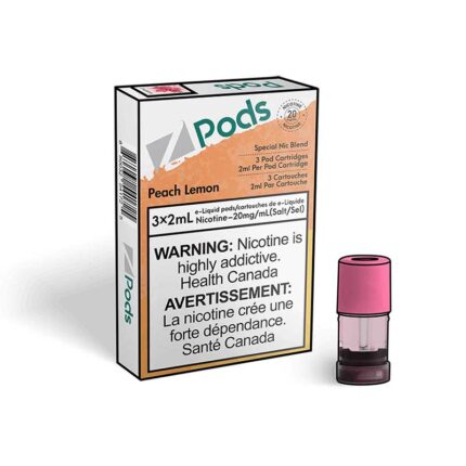 Z Pods Peach Lemon 2% Special Nic Blend - Pods - Mister Vapor