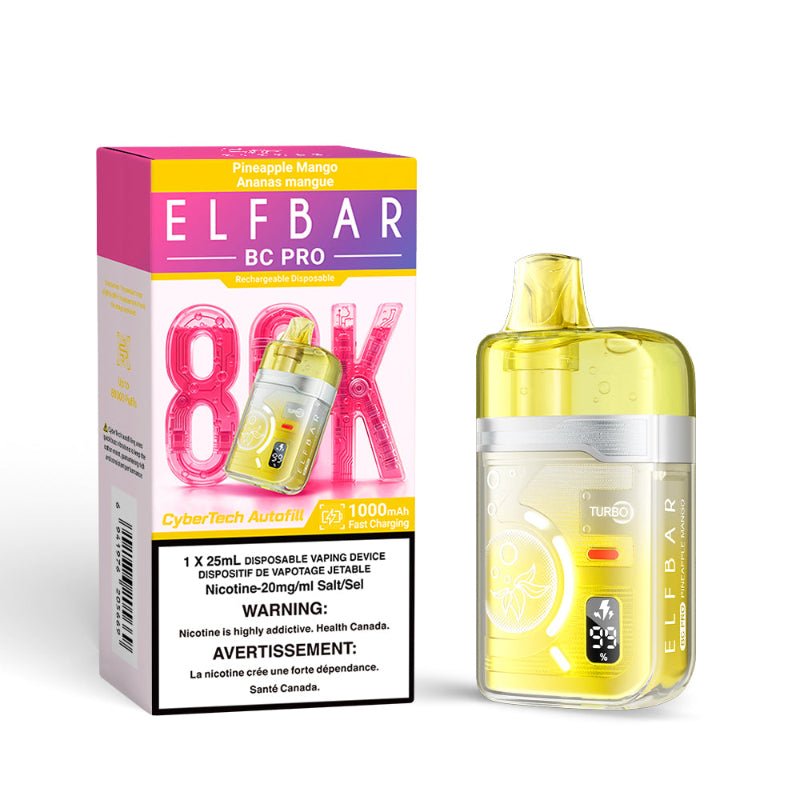 images Elf Bar BC Pro 80K Disposable Vape - Pineapple Mango - DISPOSABLE - Mister Vapor