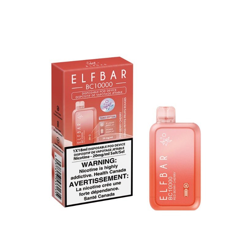 Elf Bar (BC 10K) Red Berry Cherry Disposable Vape - DISPOSABLE - Mister Vapor