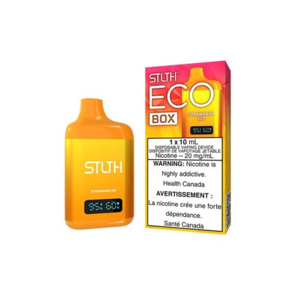 STLTH Eco Box Strawnana Ice Disposable Vape - DISPOSABLE - Mister Vapor