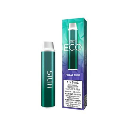 STLTH Eco Polar Mint Disposable Vape - DISPOSABLE - Mister Vapor