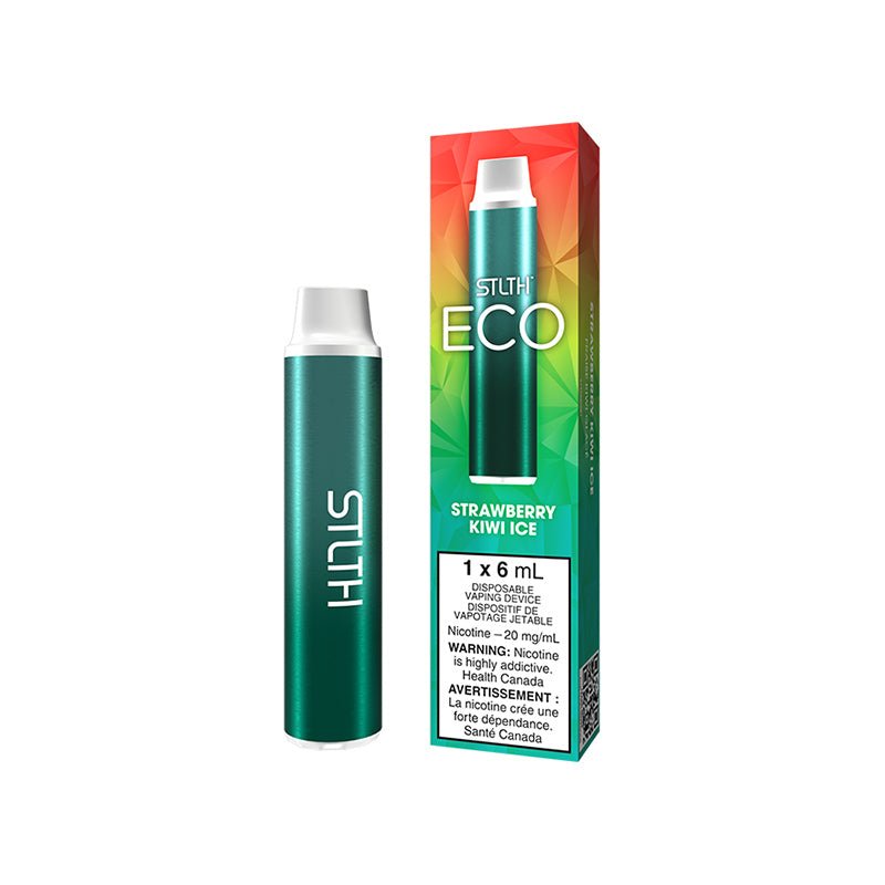 STLTH Eco Strawberry Kiwi Ice Disposable Vape - DISPOSABLE - Mister Vapor