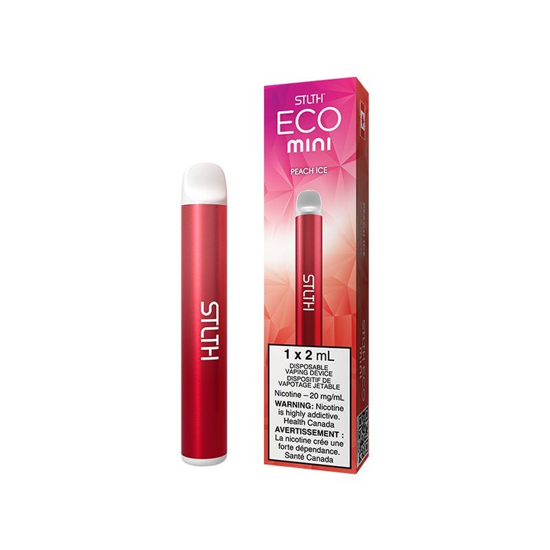 STLTH Eco Mini Disposable Vape - Peach Ice - DISPOSABLE - Mister Vapor