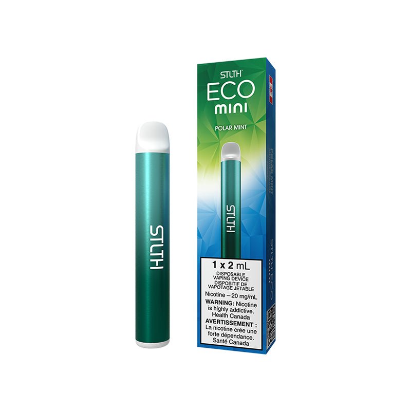 images STLTH Eco Mini Disposable Vape - Polar Mint - DISPOSABLE - Mister Vapor