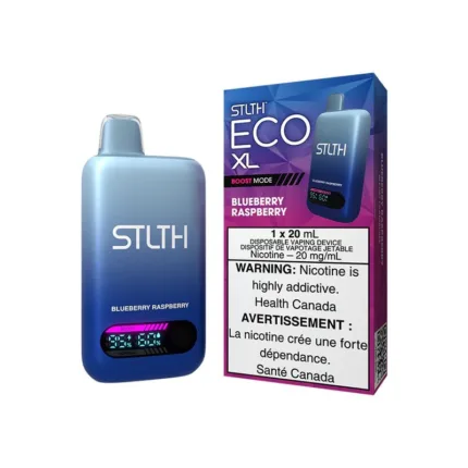 STLTH Eco XL Blueberry Raspberry Disposable Vape - DISPOSABLE - Mister Vapor
