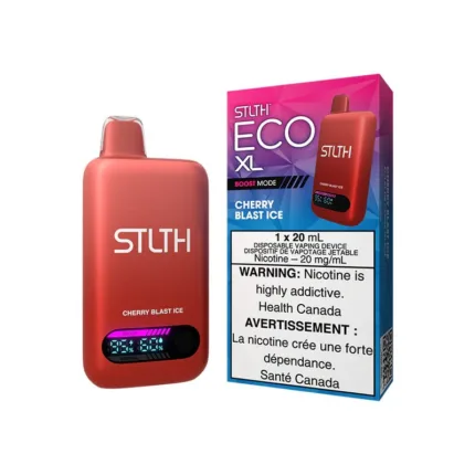 STLTH Eco XL Cherry Blast Ice Disposable Vape - DISPOSABLE - Mister Vapor