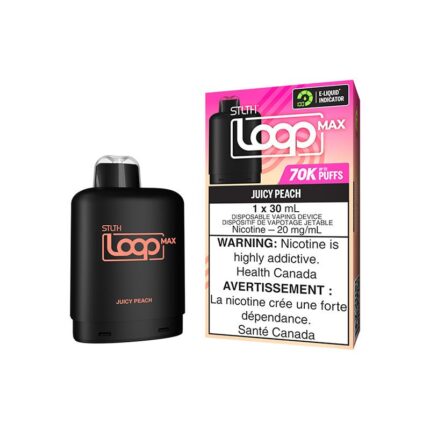 STLTH Loop Max 70K Juicy Peach Pod - PODS - Mister Vapor